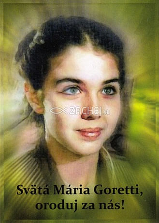 Obrázok: Modlitba k svätej Márii Goretti