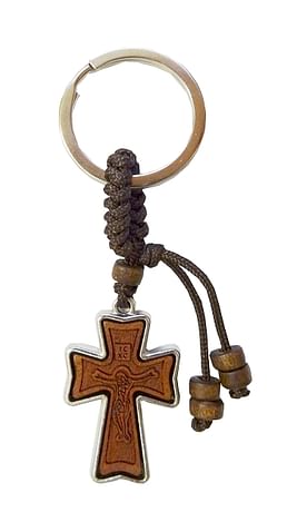 Kľúčenka: krížik, drevená (1851)