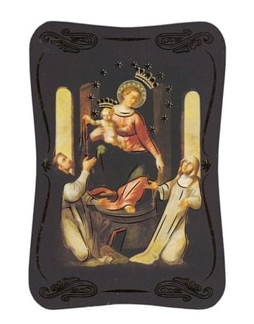 Magnetka: Panna Mária Pompejská, drevená