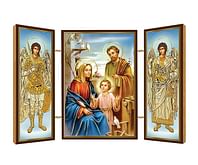 Triptych: Svätá rodina, drevený (1)