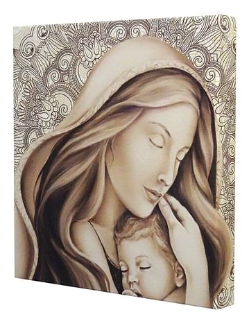 Obraz na plátne: Matka s dieťaťom (40x40)