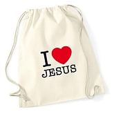 Vak: I love Jesus, bavlnený