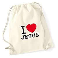 Vak: I love Jesus, bavlnený