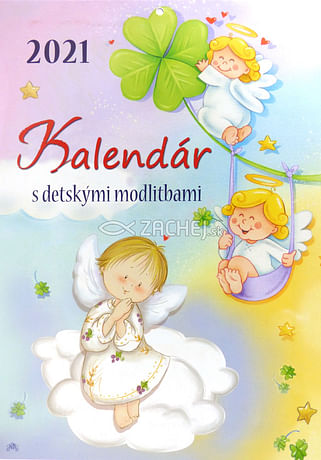 Kalendár: s detskými modlitbami, nástenný - 2021 (ZAEX)