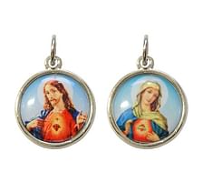 Medailón: Božské Srdce Ježišovo + Nepoškvrnené Srdce Panny Márie (G471N)
