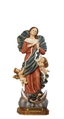 Soška: Panna Mária rozväzujúca uzly - 14,5 cm