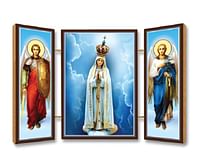 Triptych: Fatima, drevený (3)