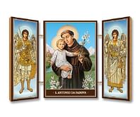 Triptych: Sv. Anton, drevený (N18)