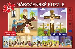 Puzzle: Krížová cesta (14 obrázkov)