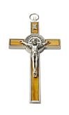 Kríž: kovový, Benediktínsky - bledý (PG235)