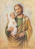 Obraz na plátne: Svätý Jozef (18x25) (2963/S40)