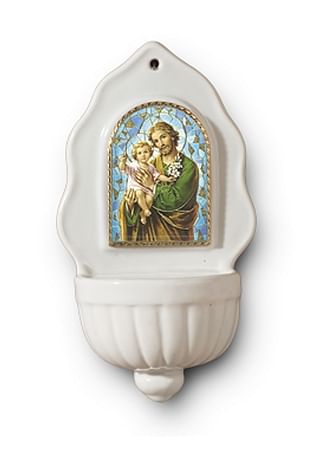 Svätenička: Svätý Jozef, keramická