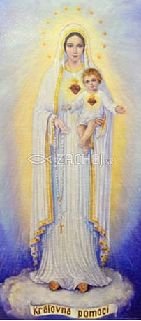 Obraz na dreve: Panna Mária z Dechtíc (40x15)
