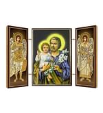 Triptych: Svätý Jozef, drevený (N51)