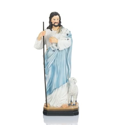 Soška: Pán Ježiš dobrý pastier - 14 cm (HY72318-A)