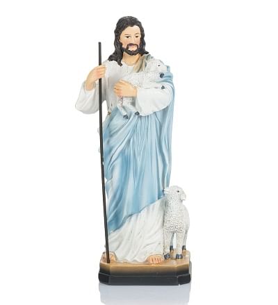 Soška: Pán Ježiš dobrý pastier - 21 cm (HY72318-1A)