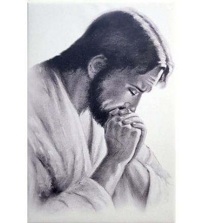 Obraz na plátne: Modliaci sa Pán Ježiš (60x40) (OPZ 011/3)