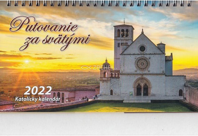 Kalendár: katolícky, stolový - Putovanie za svätými - 2022