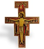 Kríž: sv. Damiána, drevený - veľký (015-016)