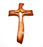 Kríž: drevený - melír (290)
