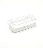Krabička: na ruženec, plastová - biela (P1)