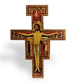 Kríž: sv. Damiána, drevený - stredný (015-014)