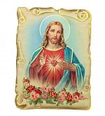 Magnetka: Srdce Pána Ježiša, drevená (120-093)