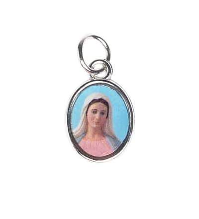 Medailón: Panna Mária Medžugorská, farebný