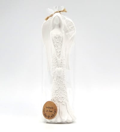Anjel: biely - 14 cm (A)
