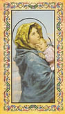 Obrázok: Modlitba za matku čakajúcu dieťa, pozlátený