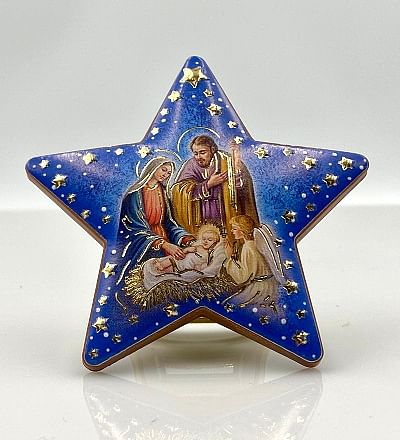 Magnetka: Svätá rodina s kľačiacim anjelom - hviezda (B)