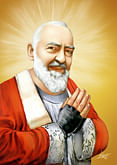Obraz na plátne: svätý Páter Pio (30x20)