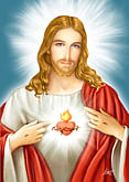 Obraz na plátne: Božské Srdce Ježišovo (40x30)