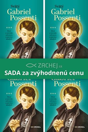 Sada: Svätý Gabriel Possenti - 4 knihy s 15% zľavou