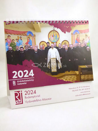 Kalendár: gréckokatolícky, stolový - 2024