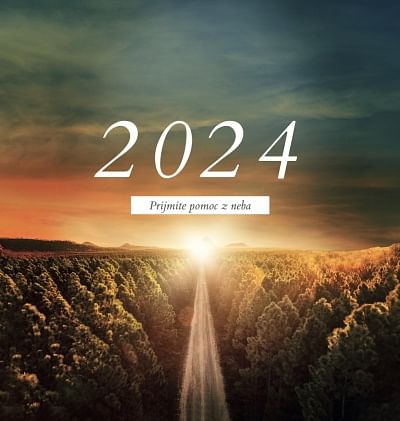Kalendár: Prijmite pomoc z neba, stolový - 2024 (Kumran)