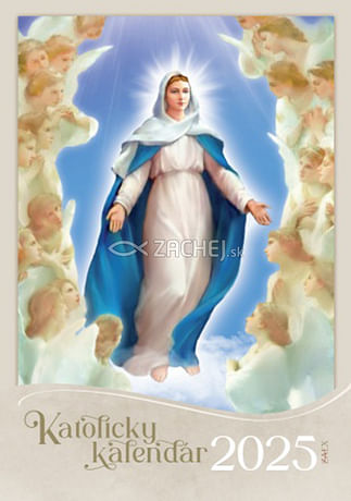 Kalendár: Nanebovzatie Panny Márie - katolícky, nástenný - 2025 (ZAEX)