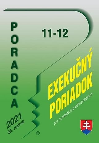 E-kniha: Poradca č. 11-12 - Exekučný poriadok s komentárom