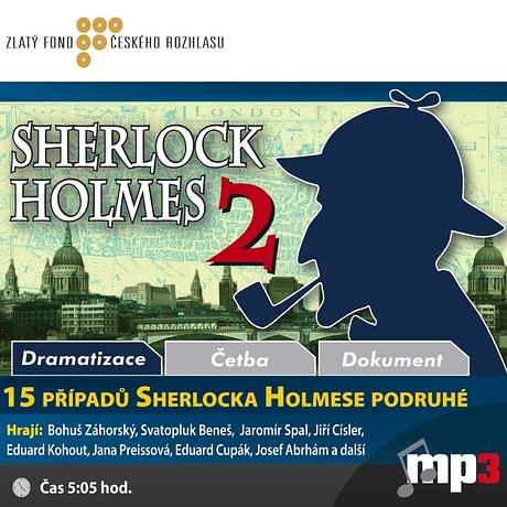 Audiokniha: 15 případů Sherlocka Holmese podruhé