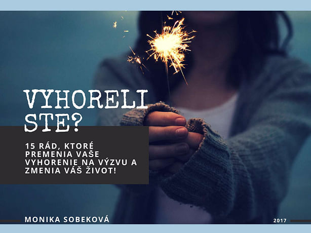 E-kniha: Vyhoreli ste?