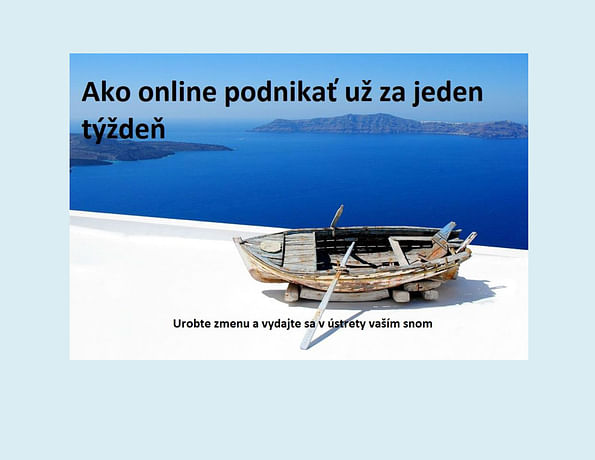 E-kniha: Ako online podnikať už za jeden týždeň