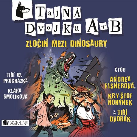 Audiokniha: Tajná dvojka A + B - Zločin mezi dinosaury