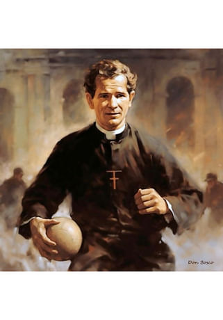 Obraz na plátne: Don Bosco (32,5 x 32,5)