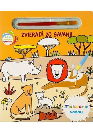 Maľovanie vodou - Zvieratá zo savany