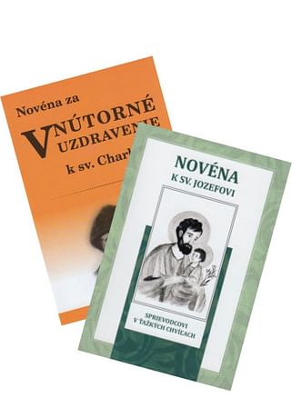 Sada: Novéna za vnútorné uzdravenie k sv. Charbelovi + Novéna k sv. Jozefovi