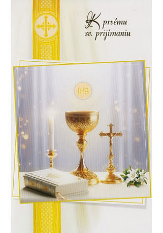 Pozdrav: K prvému sv. prijímaniu - s textom (15-148)