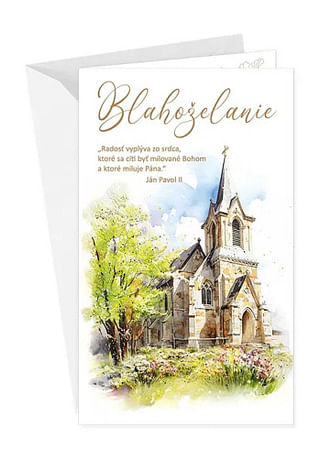 Pozdrav: Blahoželanie kňazovi - s textom