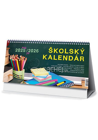 Kalendár: školský, stolový - 2025/2026 (PG)