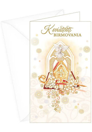 Pozdrav: K sviatosti birmovania, s textom