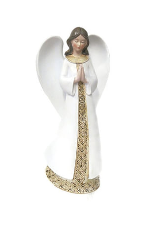 Anjel: bielo-zlatý - 22,5cm
